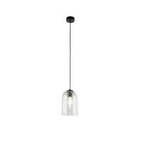 Molly 15 W pendant light – green glass shade, single E27 - Image 6