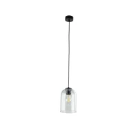 Molly 15 W pendant light – green glass shade, single E27 - Image 2