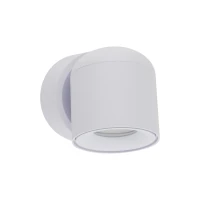 Adjustable GU10 spotlight 10 W – round, white, IP65 - Image 3