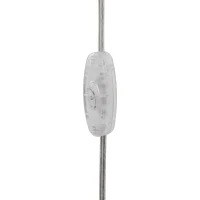 Floor lamp E27 – flax shade, pine tripod base - Image 7