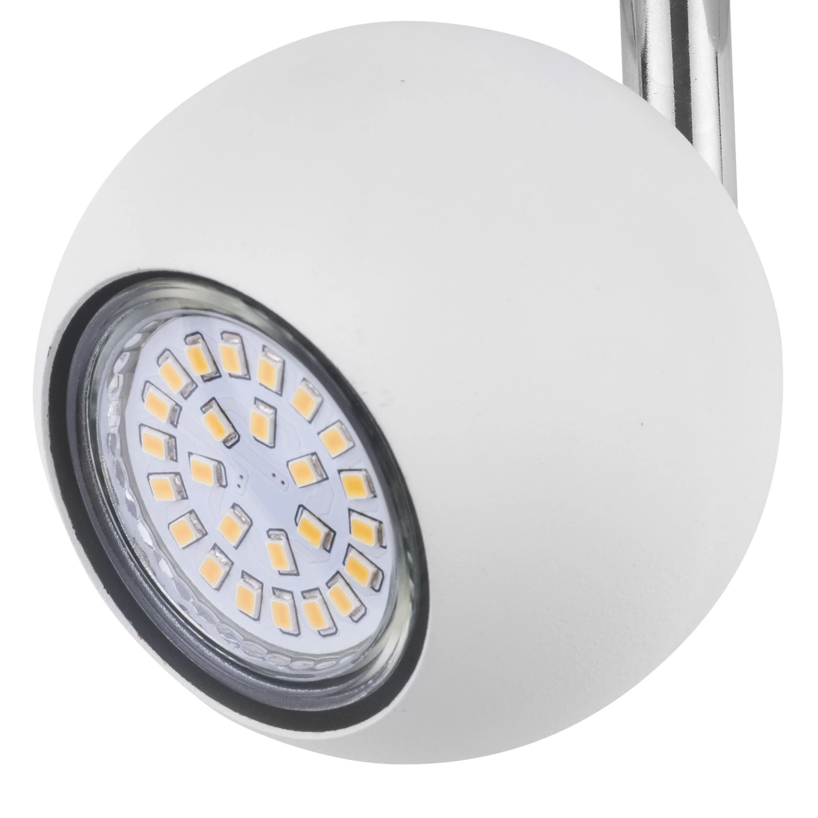 Track spotlight 10 W – directional, white, movable