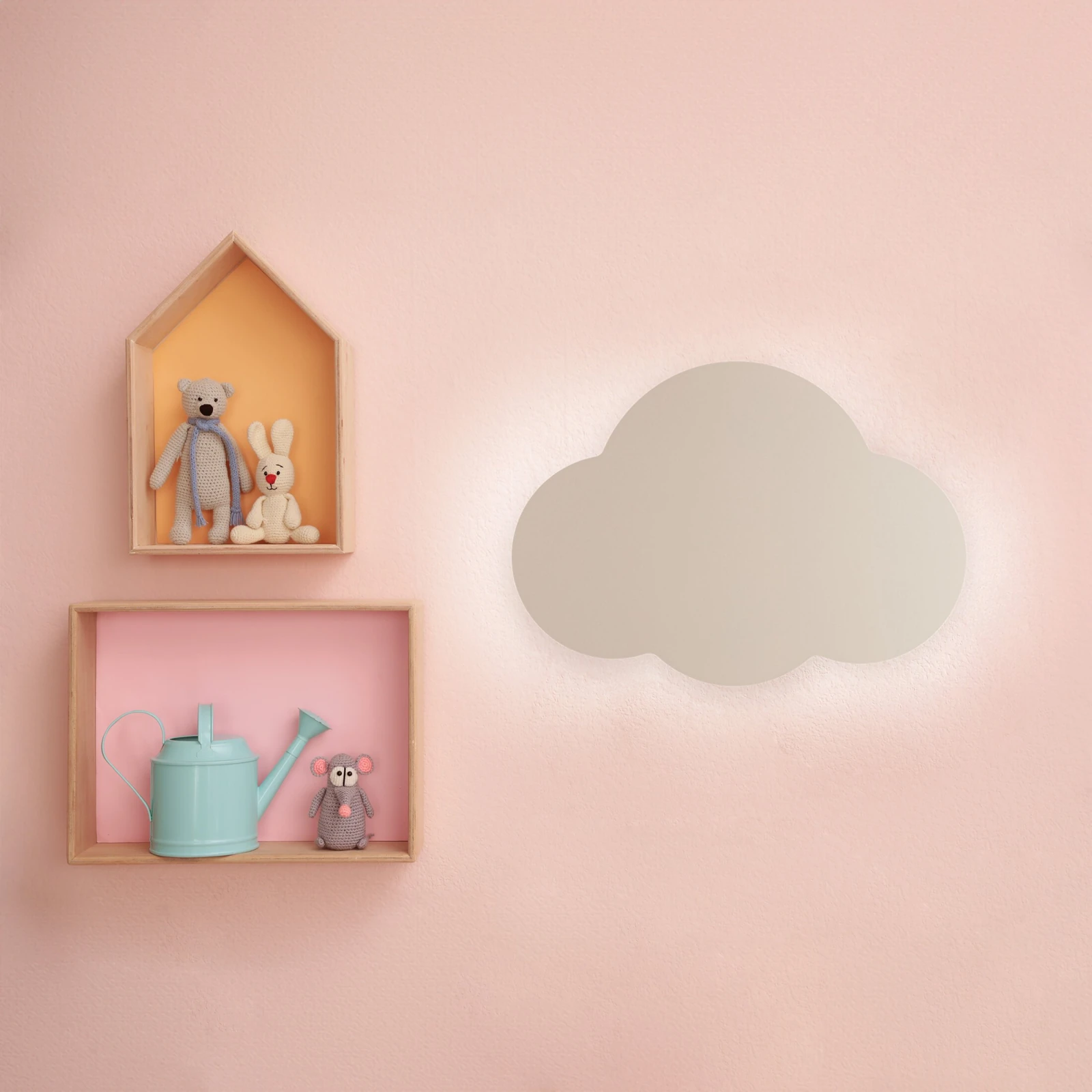 CLOUD sieninis šviestuvas 2xG9, smėlio spalvos