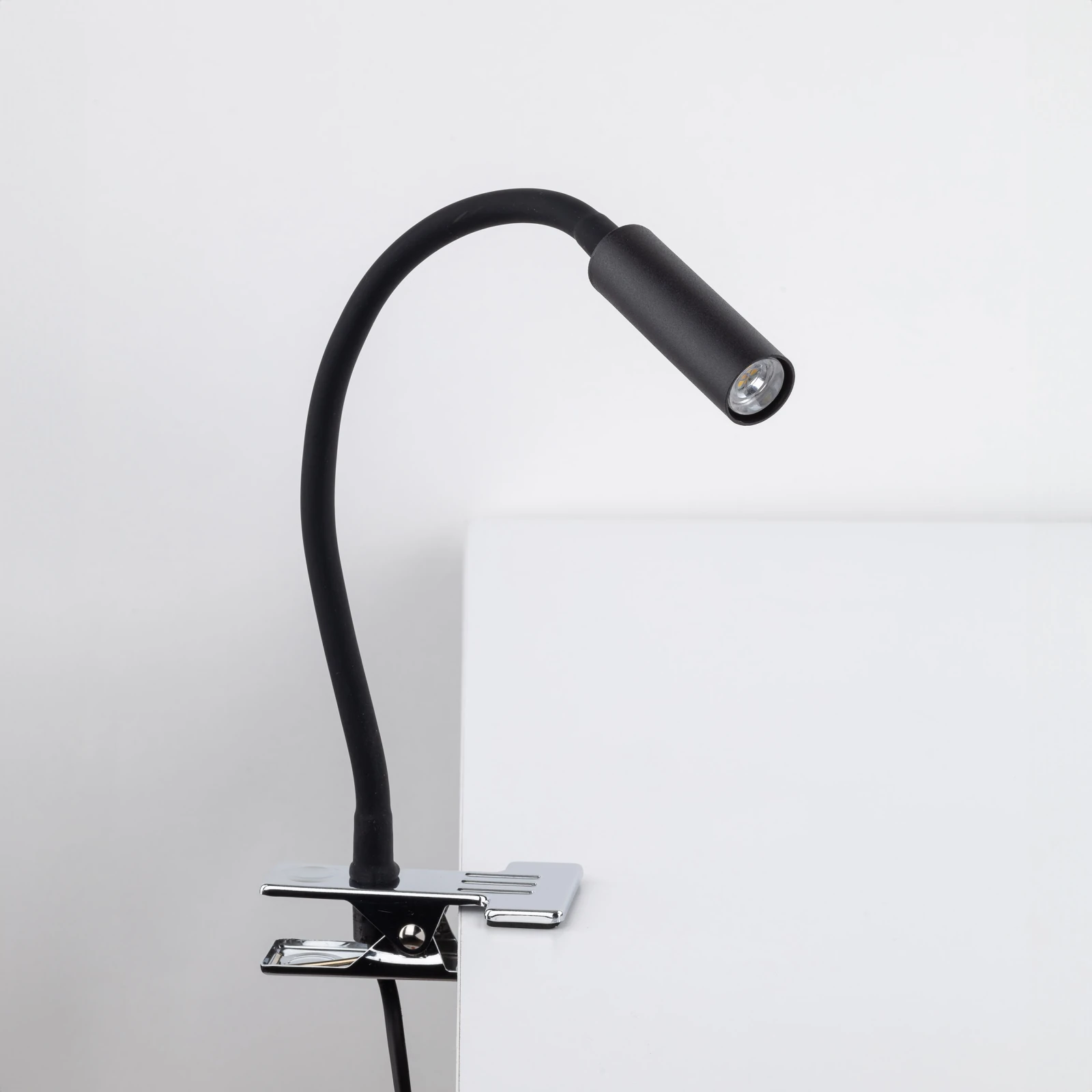 Wall light 3 W – clip-on, black, adjustable direction