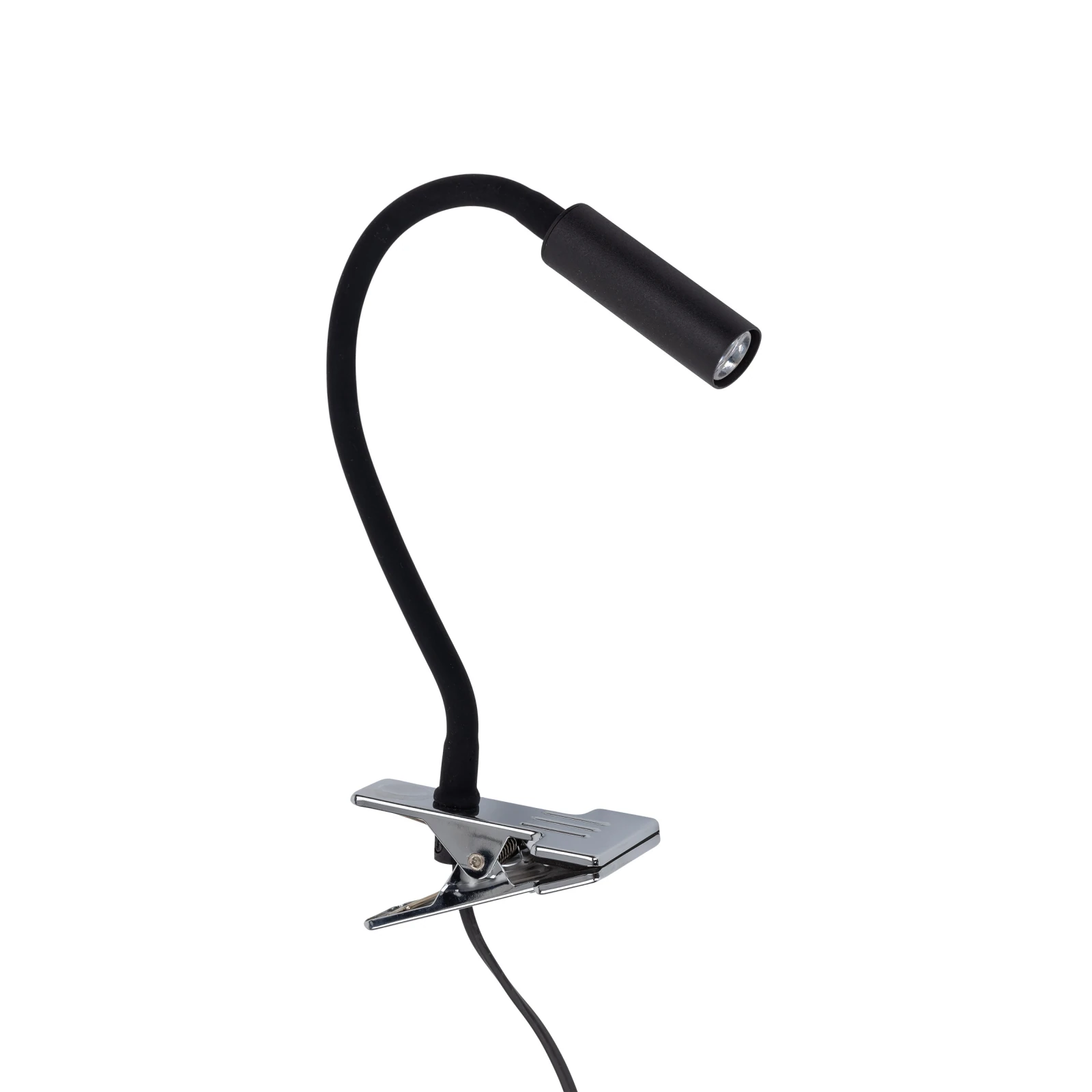 Wall light 3 W – clip-on, black, adjustable direction