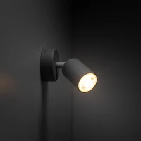 Sieninis šviestuvas LIVIA 10 W, pilkas - Nuotrauka 2