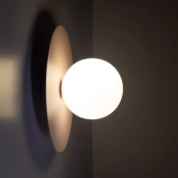 Sieninis šviestuvas PIXI 8 W, rožinis - Nuotrauka 1