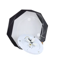 KANTOOR ceiling light 4xE27 – black, geometric shades - Image 4