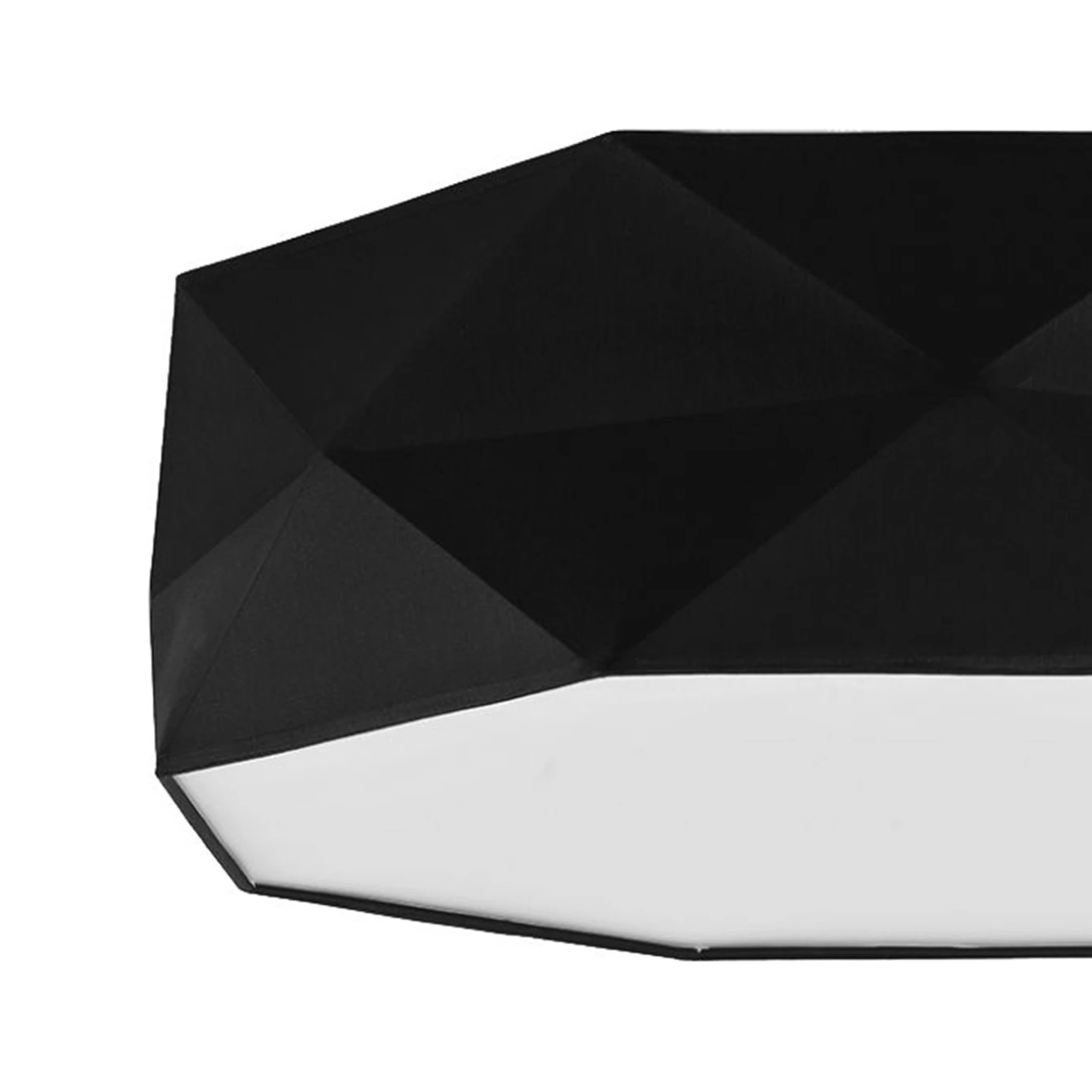 KANTOOR ceiling light 4xE27 – black, geometric shades