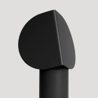 LED table lamp 6.3W – round form, black, warm light - Image 7
