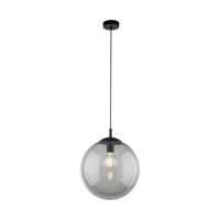 ESME 35 cm pendant light – graphite glass globe, E27 - Image 6