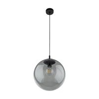ESME 35 cm pendant light – graphite glass globe, E27 - Image 7