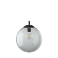 ESME 35 cm pendant light – graphite glass globe, E27 - Image 9