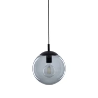 ESME 25 cm pendant light – graphite glass globe, E27 - Image 3