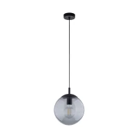 ESME 25 cm pendant light – graphite glass globe, E27 - Image 2