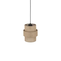 Pakabinamas šviestuvas 1xE27, 20 cm, smėlio spalvos gaubtas - Nuotrauka 5