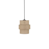Pakabinamas šviestuvas 1xE27, 20 cm, smėlio spalvos gaubtas - Nuotrauka 6