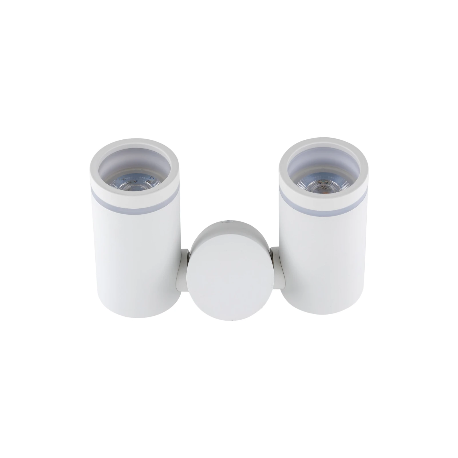 Ceiling light 10 W – white, double, adjustable GU10