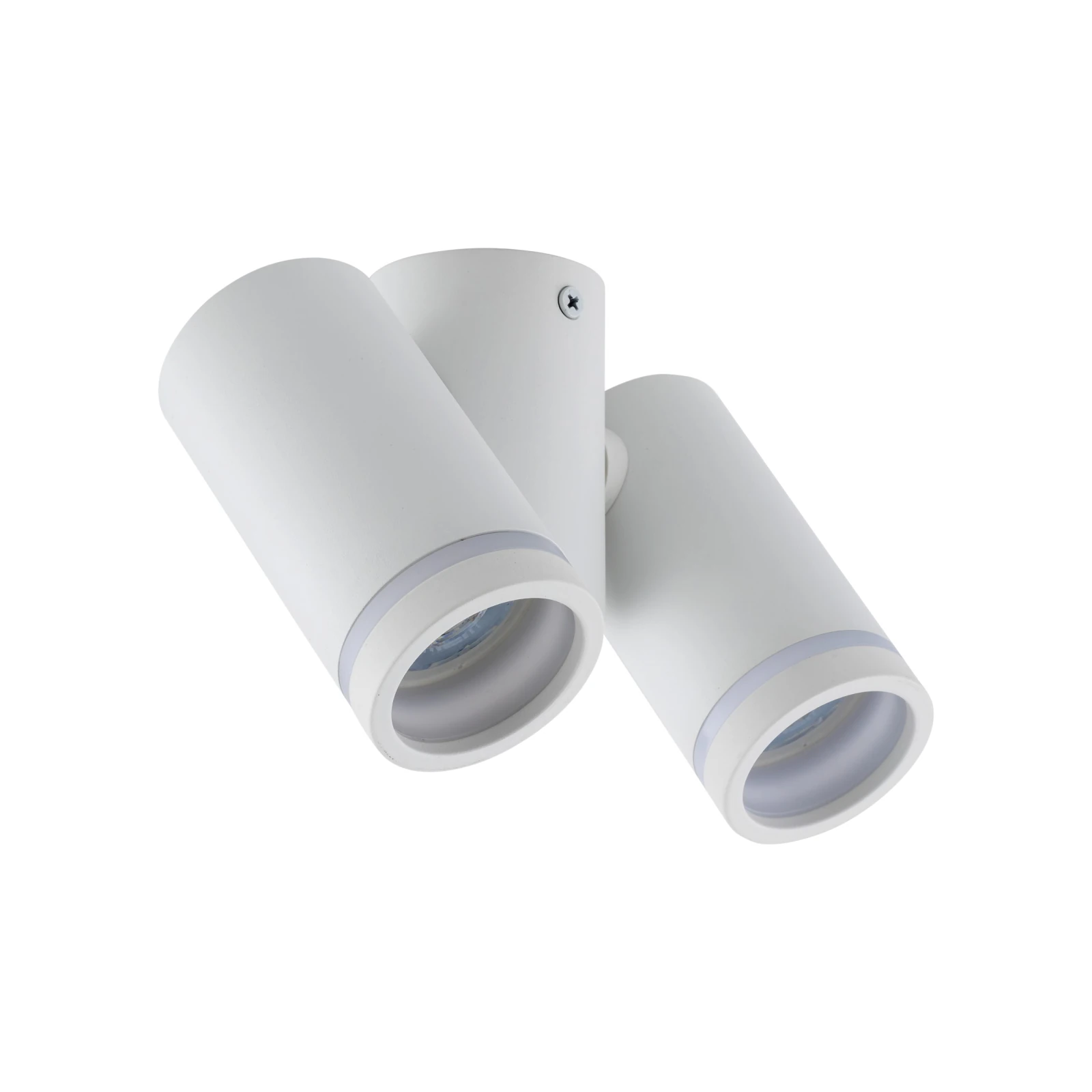 Ceiling light 10 W – white, double, adjustable GU10