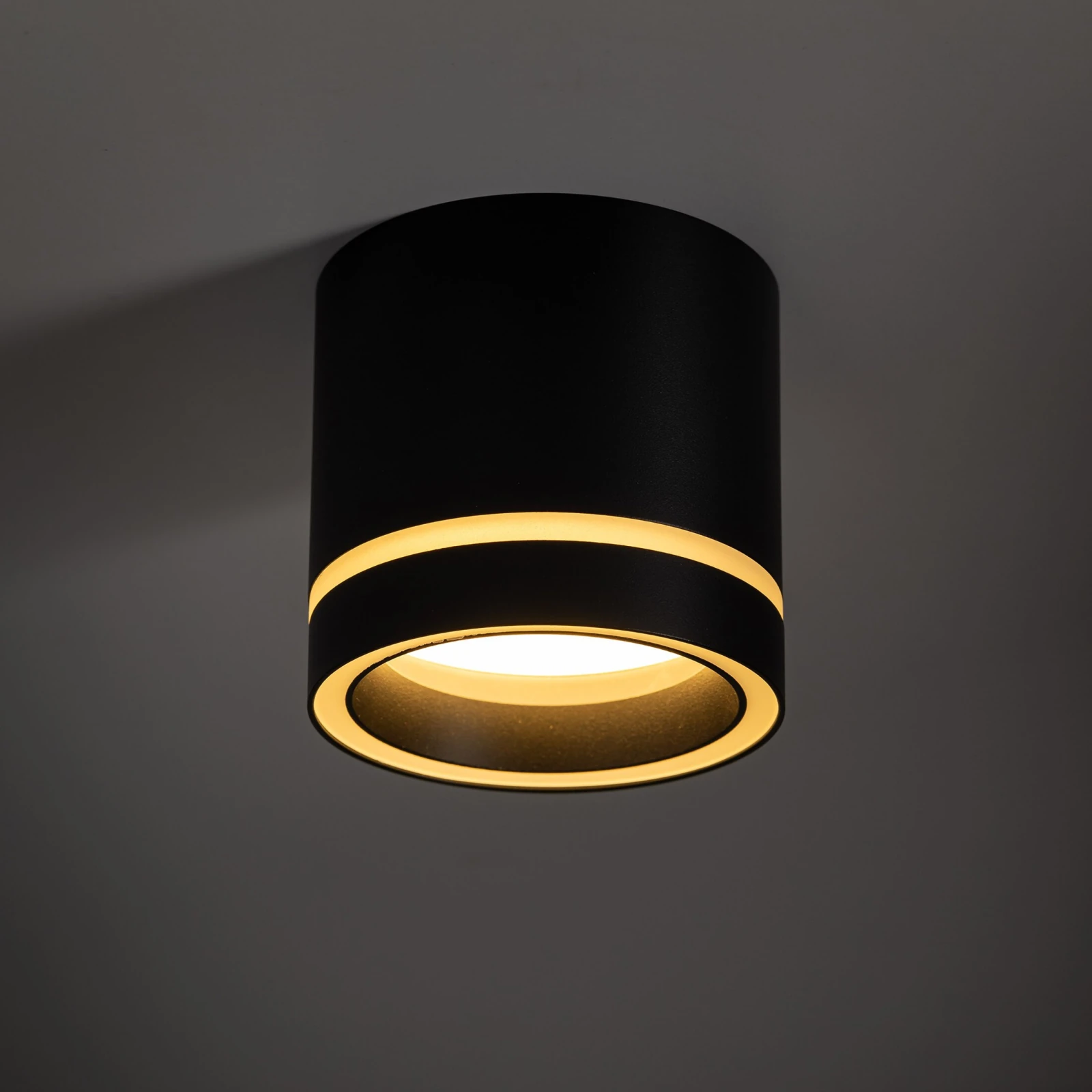 JET ceiling light 8 W – black, adjustable head