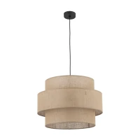 Pakabinamas šviestuvas 3xE27, 50 cm, smėlio spalvos gaubtai - Nuotrauka 2
