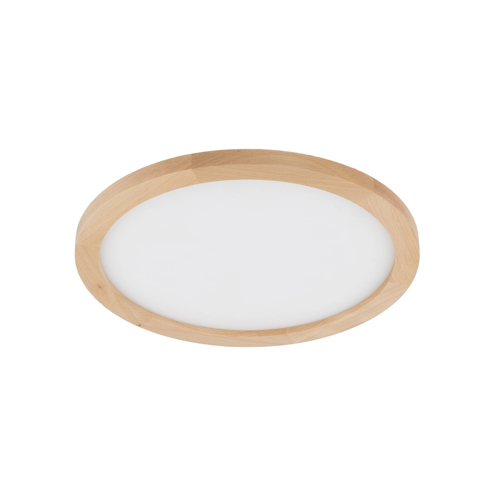 Ceiling LED light 40 cm / 36W – round, beech tone, IP54