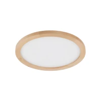 Ceiling LED light 40 cm / 36W – round, beech tone, IP54 - Image 7