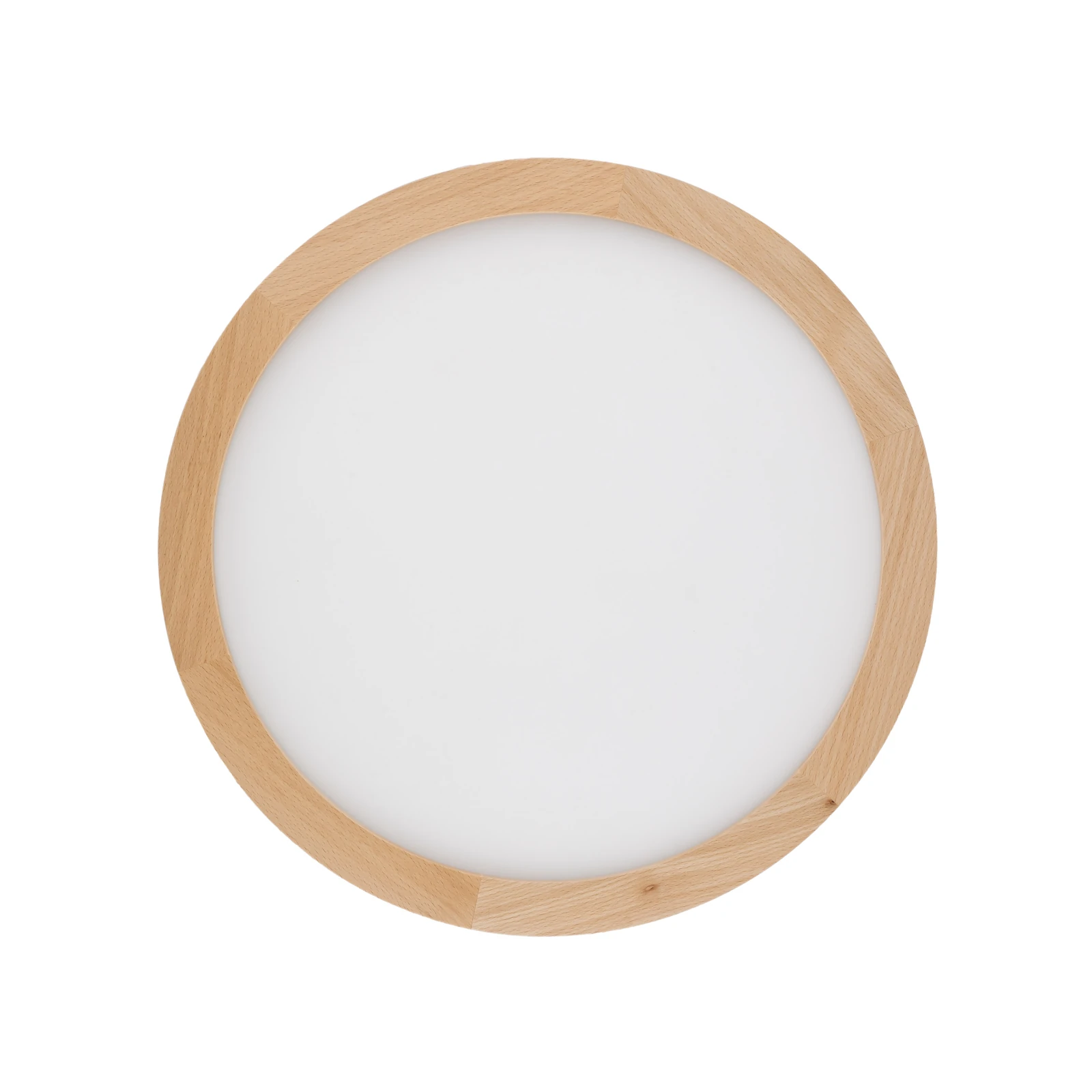 Ceiling LED light 40 cm / 36W – round, beech tone, IP54