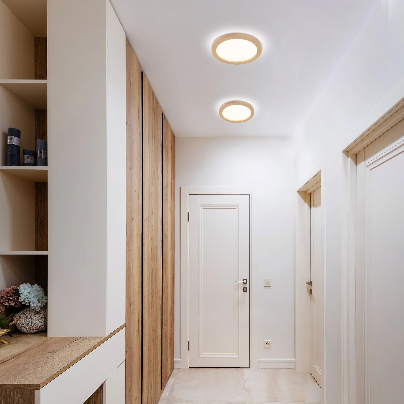 AQUA WOOD LED lubinis šviestuvas 32,5 cm, 24 W, IP54
