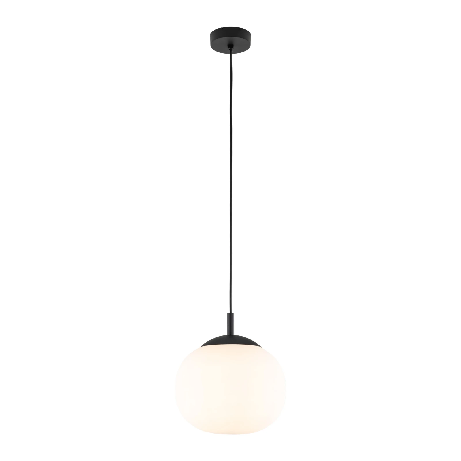 Pakabinamas šviestuvas VIBE 25 cm, baltas stiklas