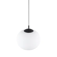 Pakabinamas šviestuvas VIBE 35 cm, baltas stiklas - Nuotrauka 5