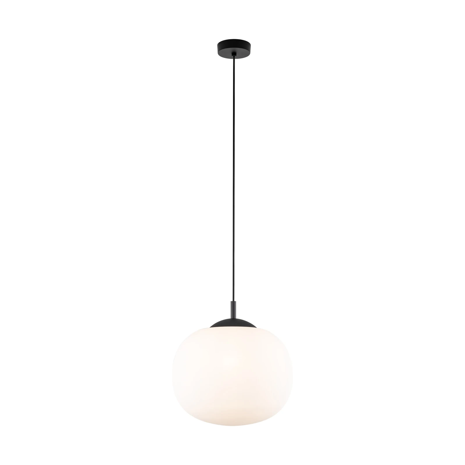Pakabinamas šviestuvas VIBE 35 cm, baltas stiklas