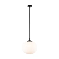 Pakabinamas šviestuvas VIBE 35 cm, baltas stiklas - Nuotrauka 6