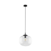 Pakabinamas šviestuvas VIBE 35 cm, skaidrus stiklas