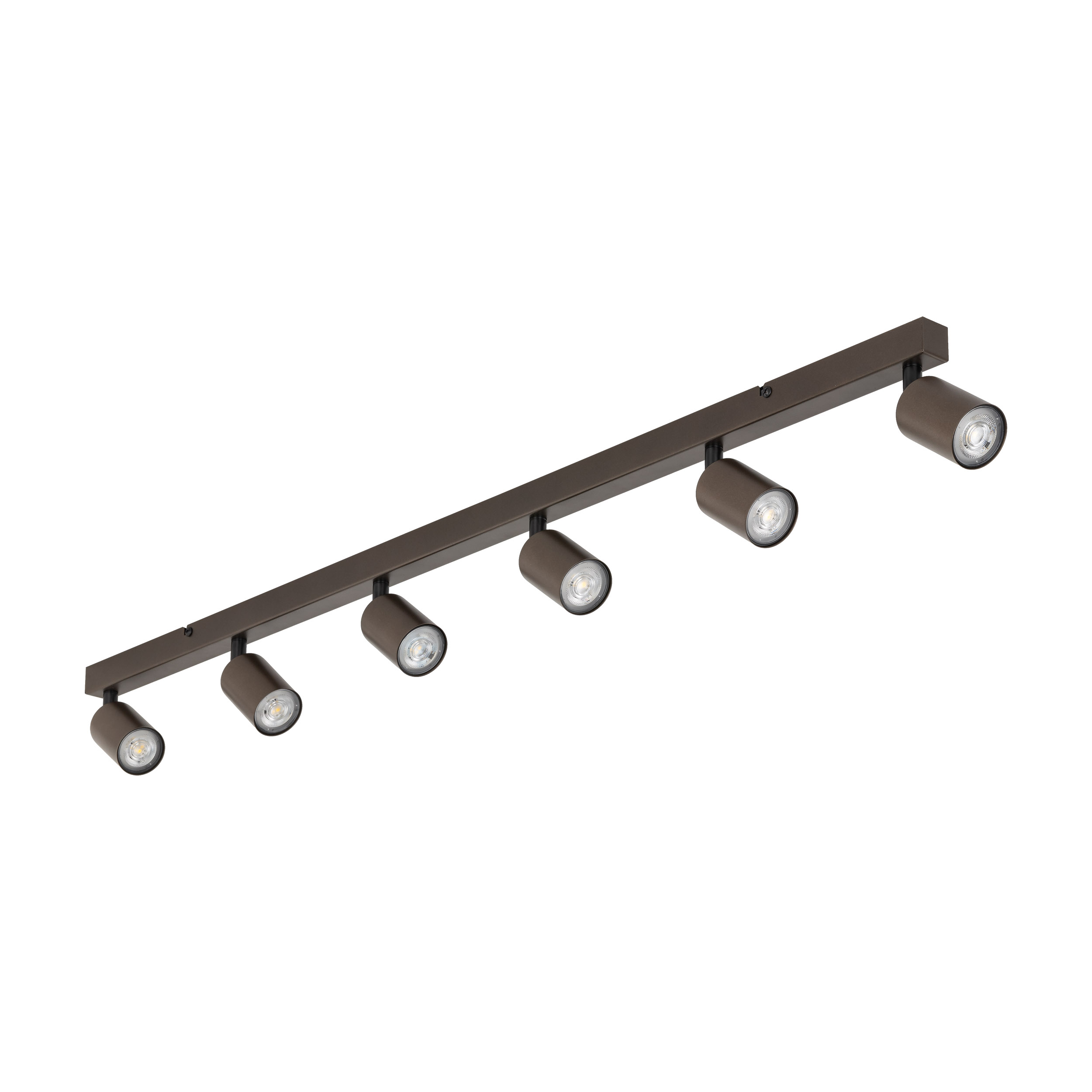 TOP ceiling light 6xGU10 – long, brown, adjustable - Image 2