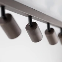TOP lubinis šviestuvas 8xGU10, rudas