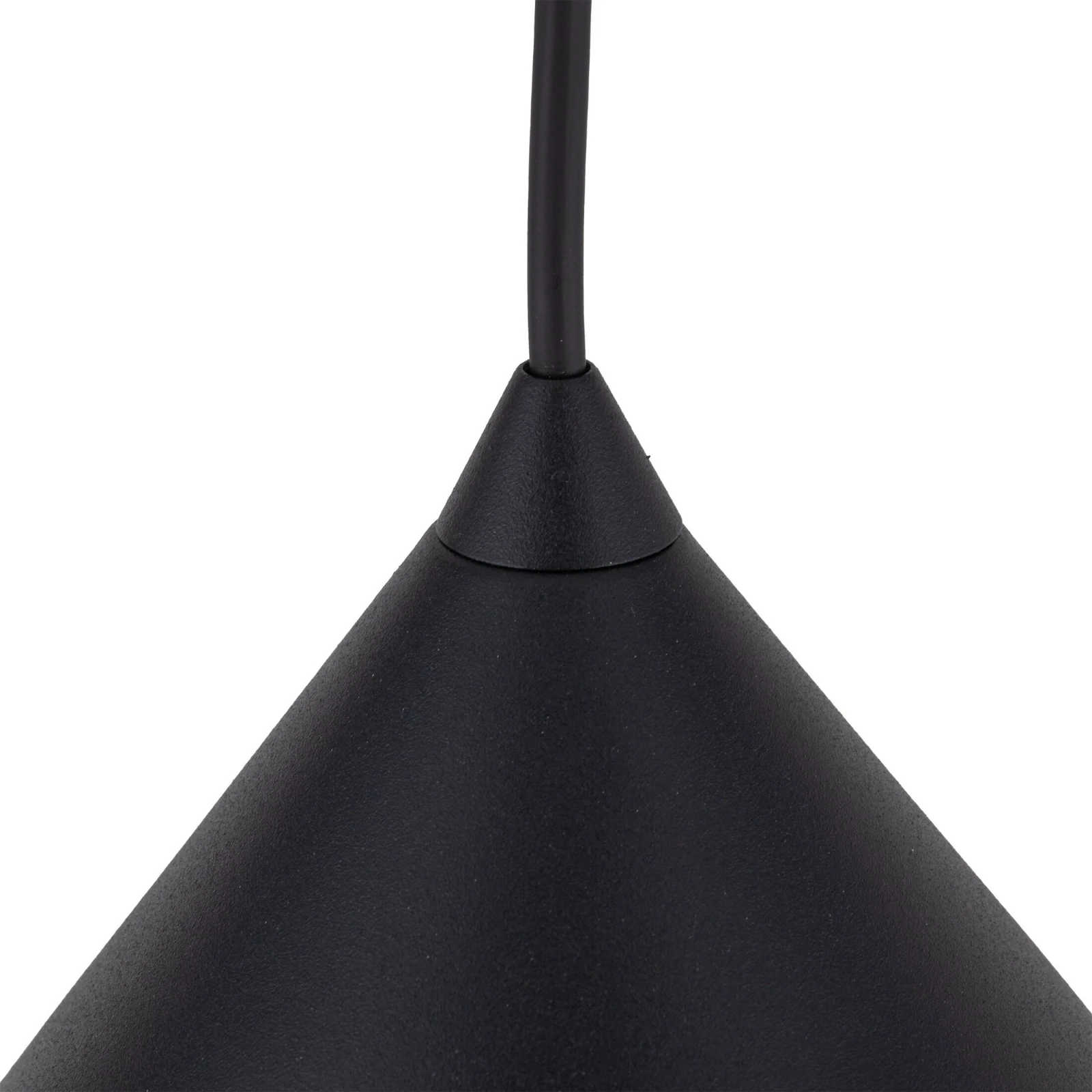 Pendant Light CONO M – cone shape, black, E27