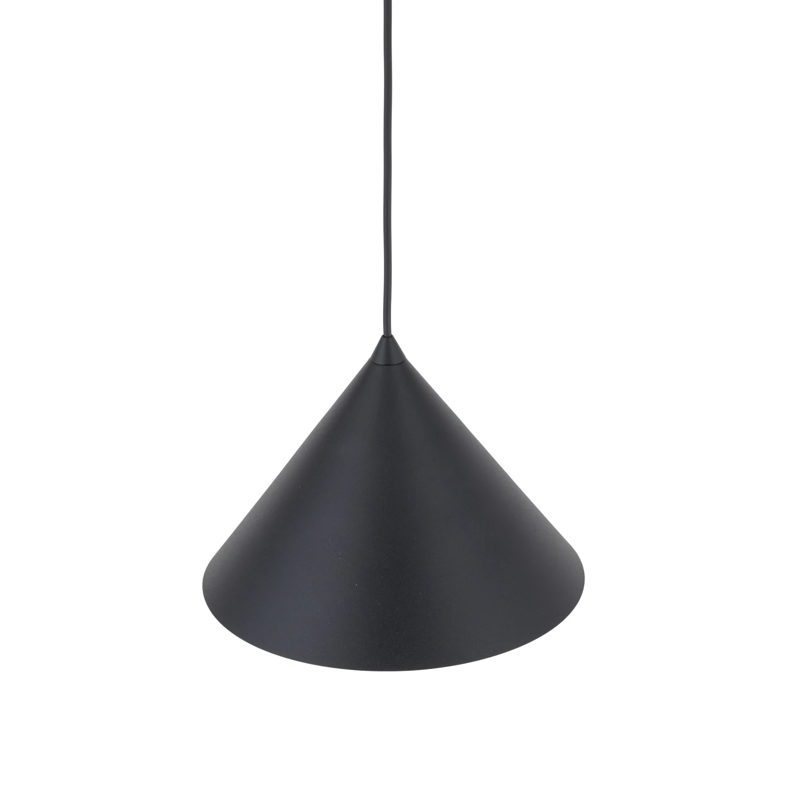 Pendant Light CONO M – cone shape, black, E27