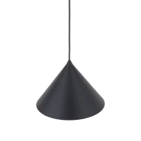 Pendant Light CONO M – cone shape, black, E27 - Image 5