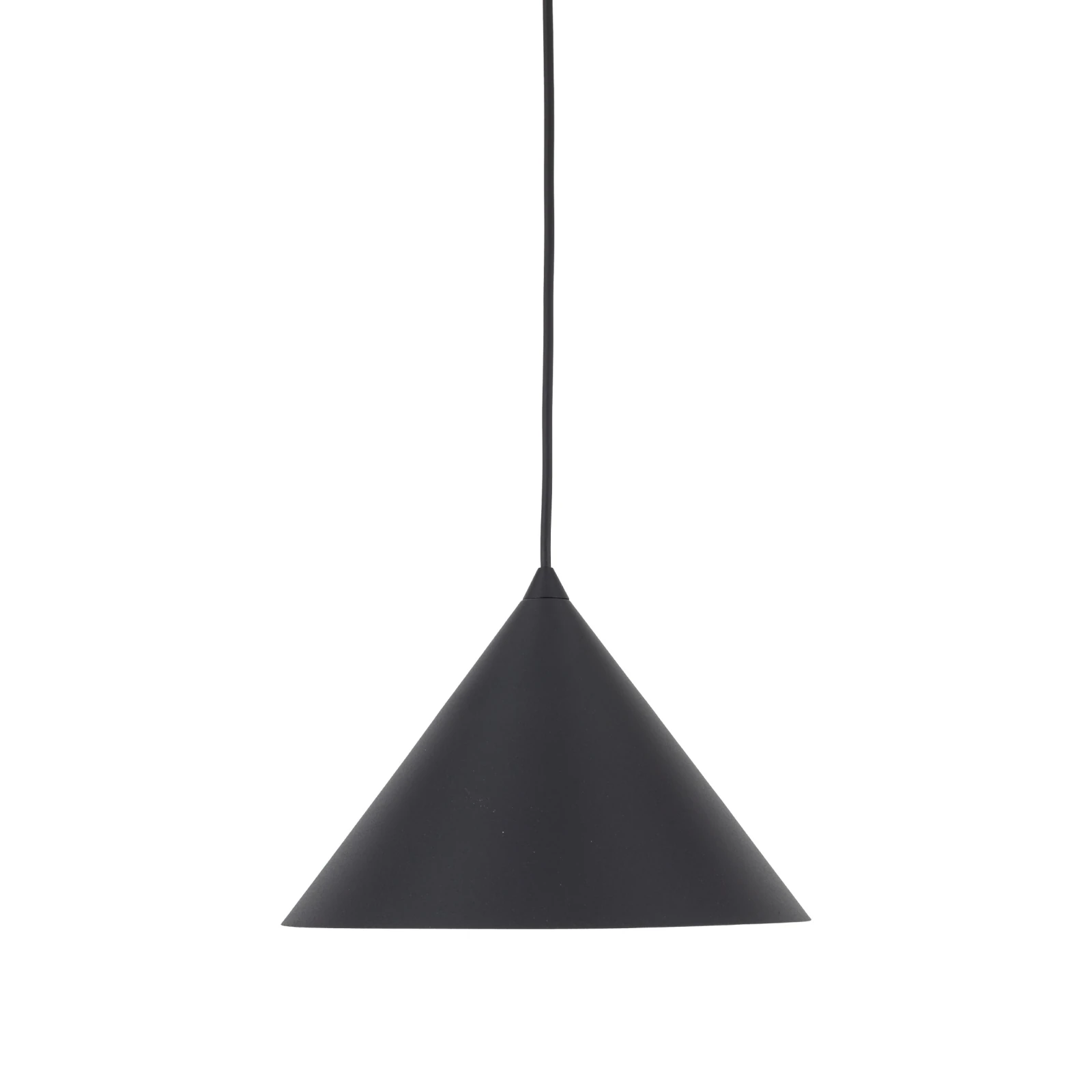 Pendant Light CONO M – cone shape, black, E27