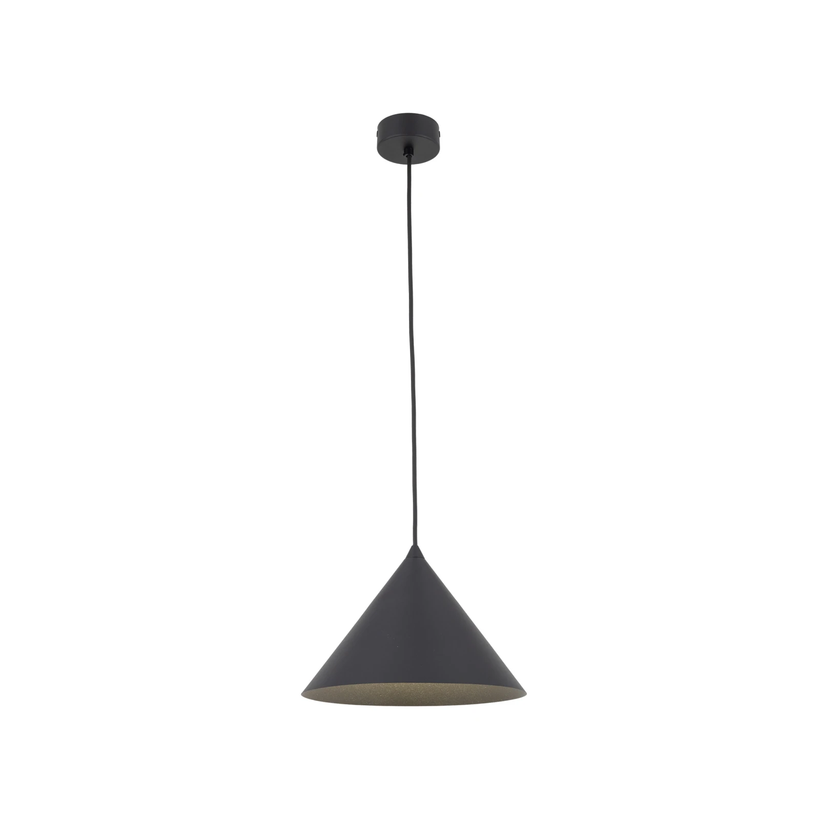 Pendant Light CONO M – cone shape, black, E27
