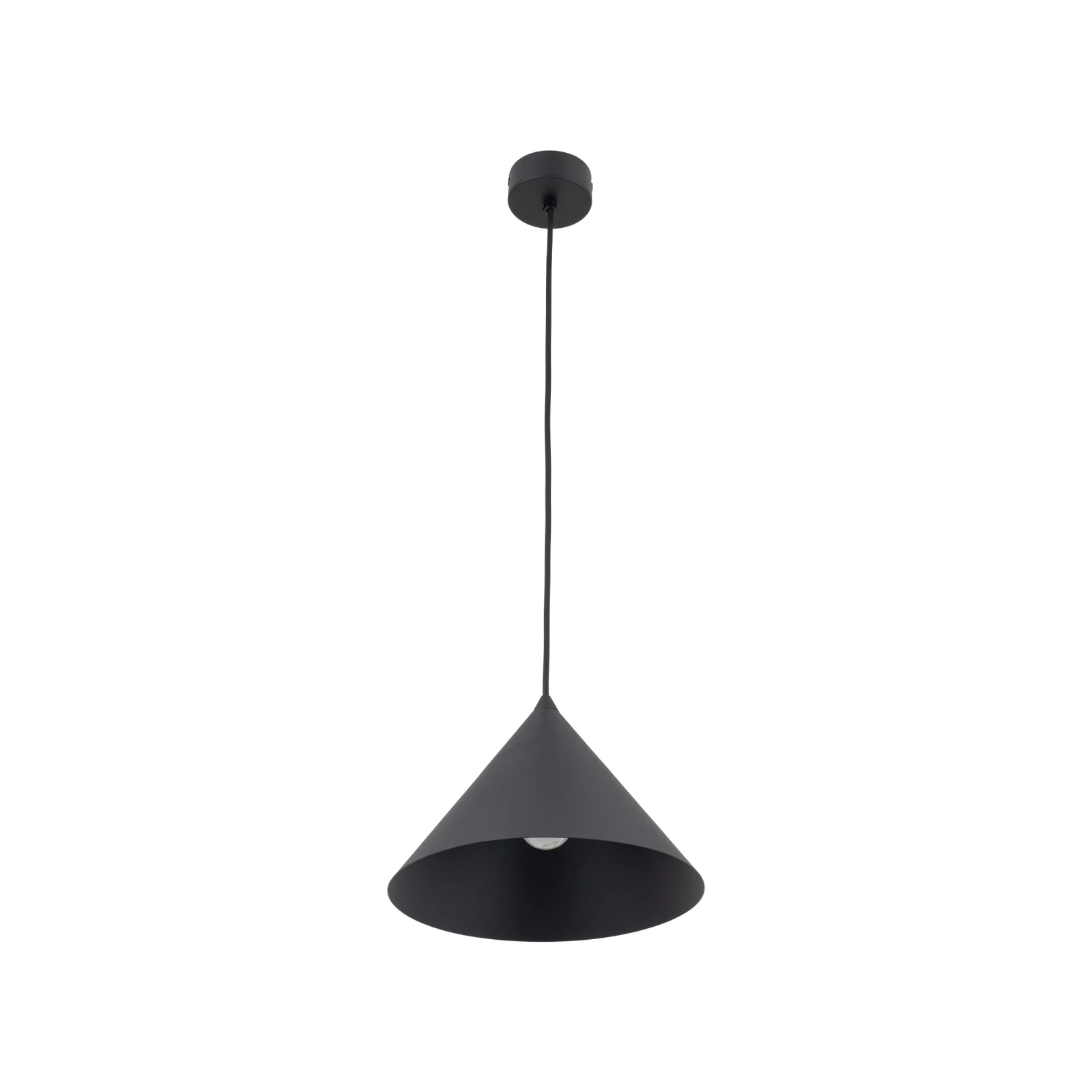 Pendant Light CONO M – cone shape, black, E27