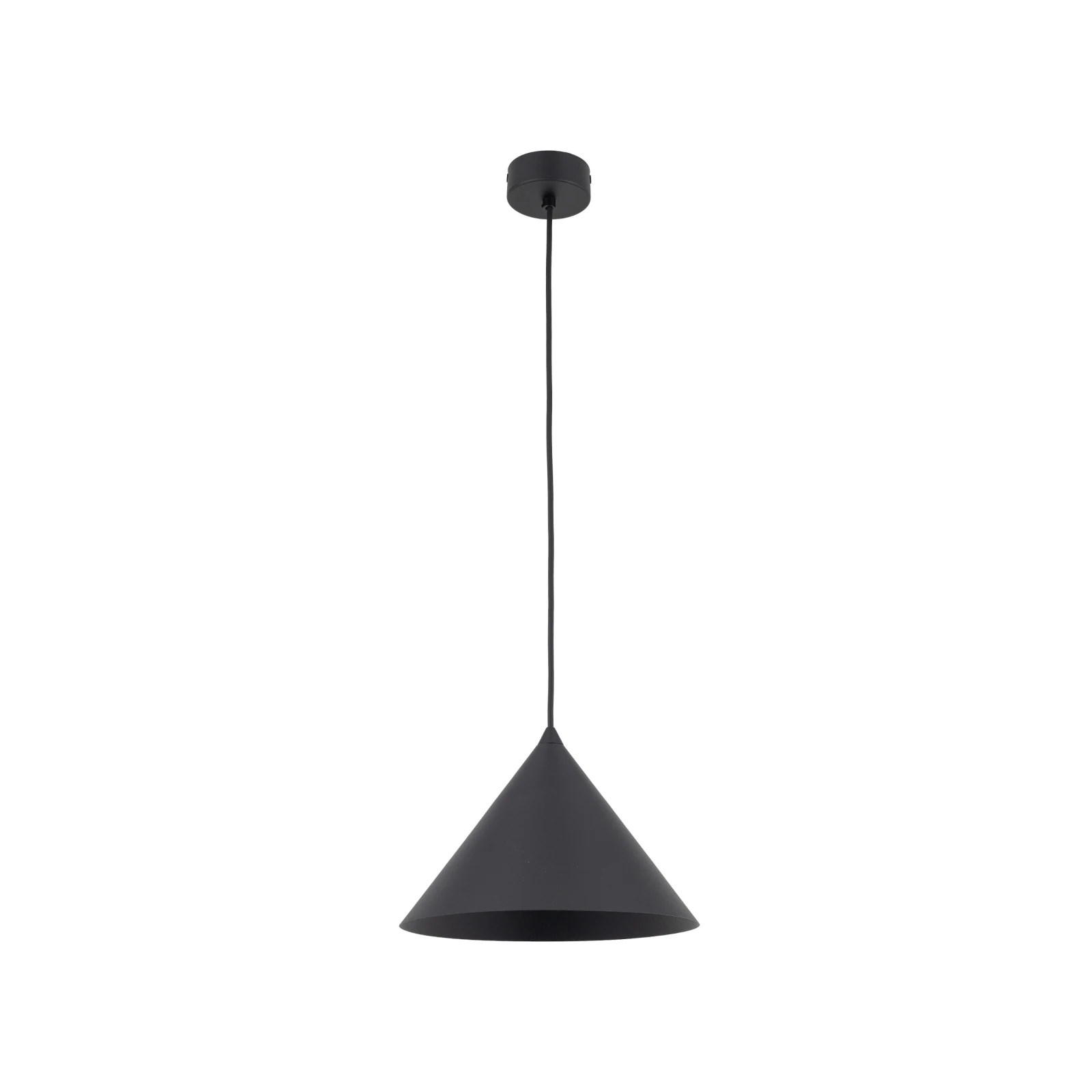 Pendant Light CONO M – cone shape, black, E27
