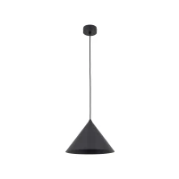 Pendant Light CONO M – cone shape, black, E27 - Image 2