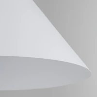 CONO L pendant light – cone shape, white, E27 - Image 3