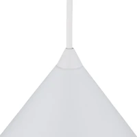 CONO L pendant light – cone shape, white, E27 - Image 4