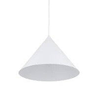 CONO L pendant light – cone shape, white, E27 - Image 6