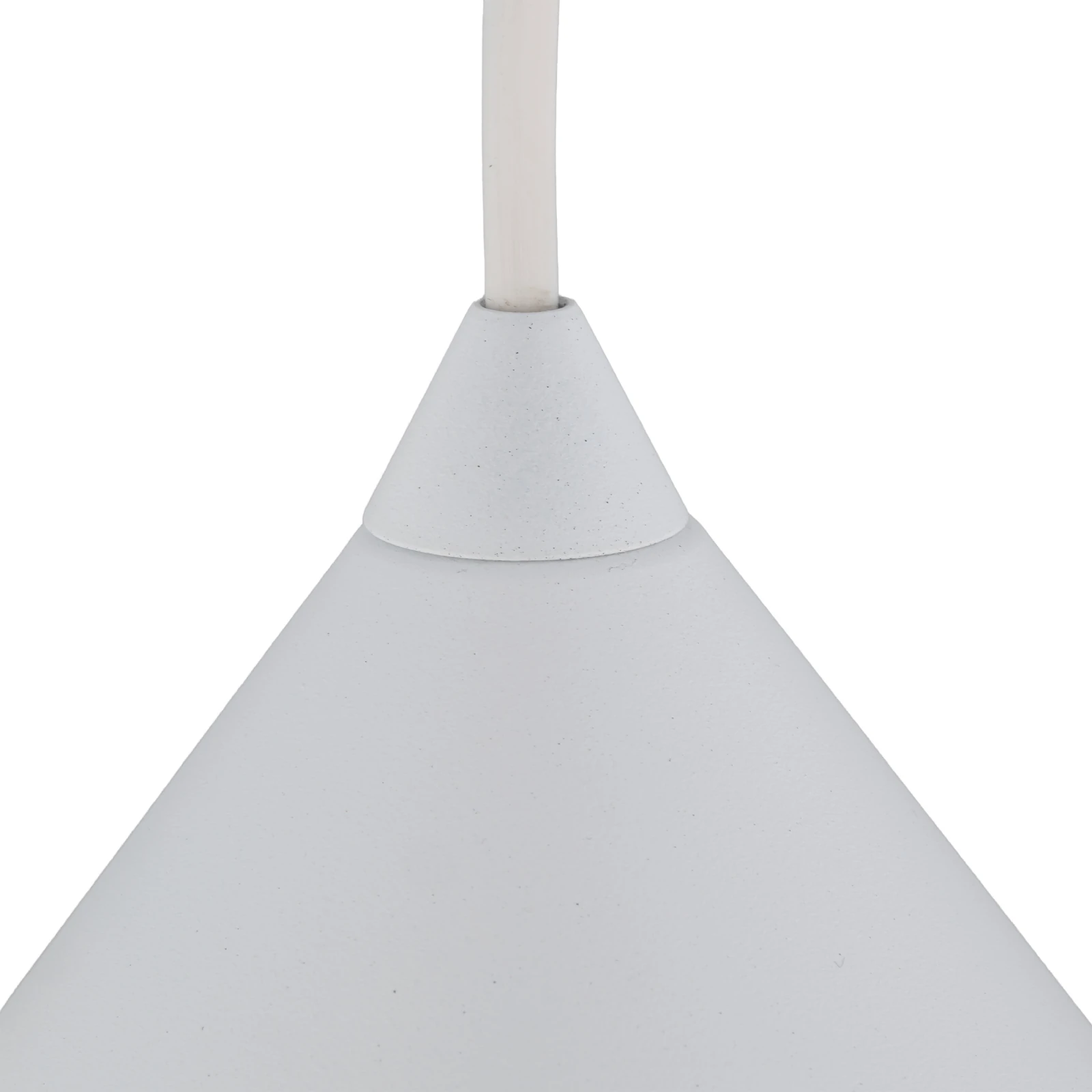 CONO pendant light 15 W – cone shape, white, E27 socket