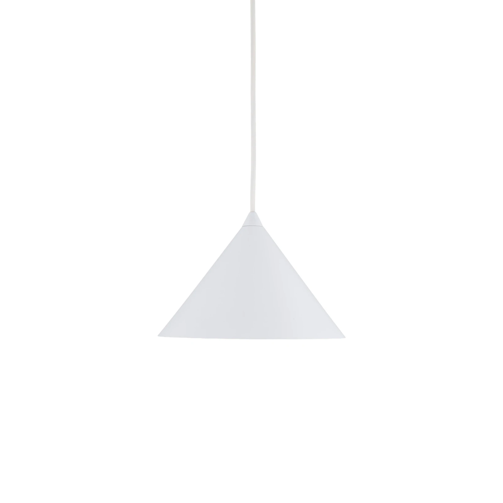 CONO pendant light 15 W – cone shape, white, E27 socket