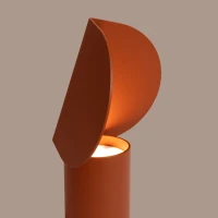 Stalinis šviestuvas 6,3W – apvalus gaubtas, raudona, LED - Nuotrauka 5