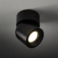 Pasukamas GU10 šviestuvas TWIST, juodas, IP65 - Nuotrauka 1
